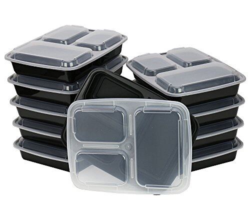Chefland 3 Compartments Microwave Safe Food Container