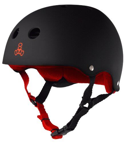 Triple 8 Brainsaver Rubber Helmet with Sweatsaver Liner