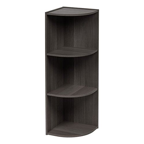 IRIS USA, Inc. CX-3C 3-Tier Corner Curved Shelf