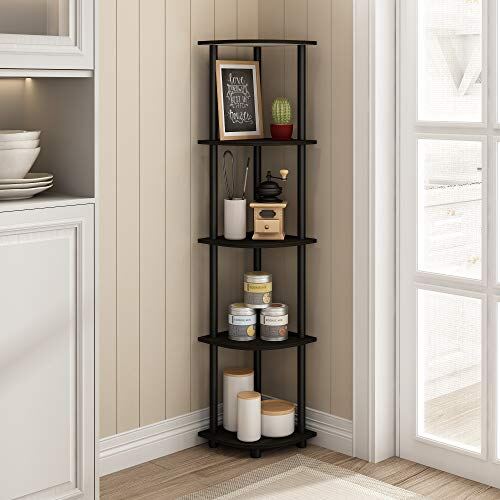 Furinno Turn-N-Tube 5 Tier Corner Shelf