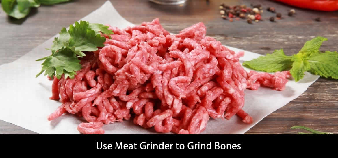 Use Meat Grinder to Grind Bones
